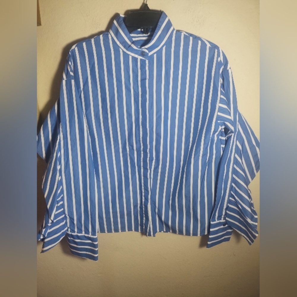 Odeeh Top Women M Ruffles Work Wear Classy